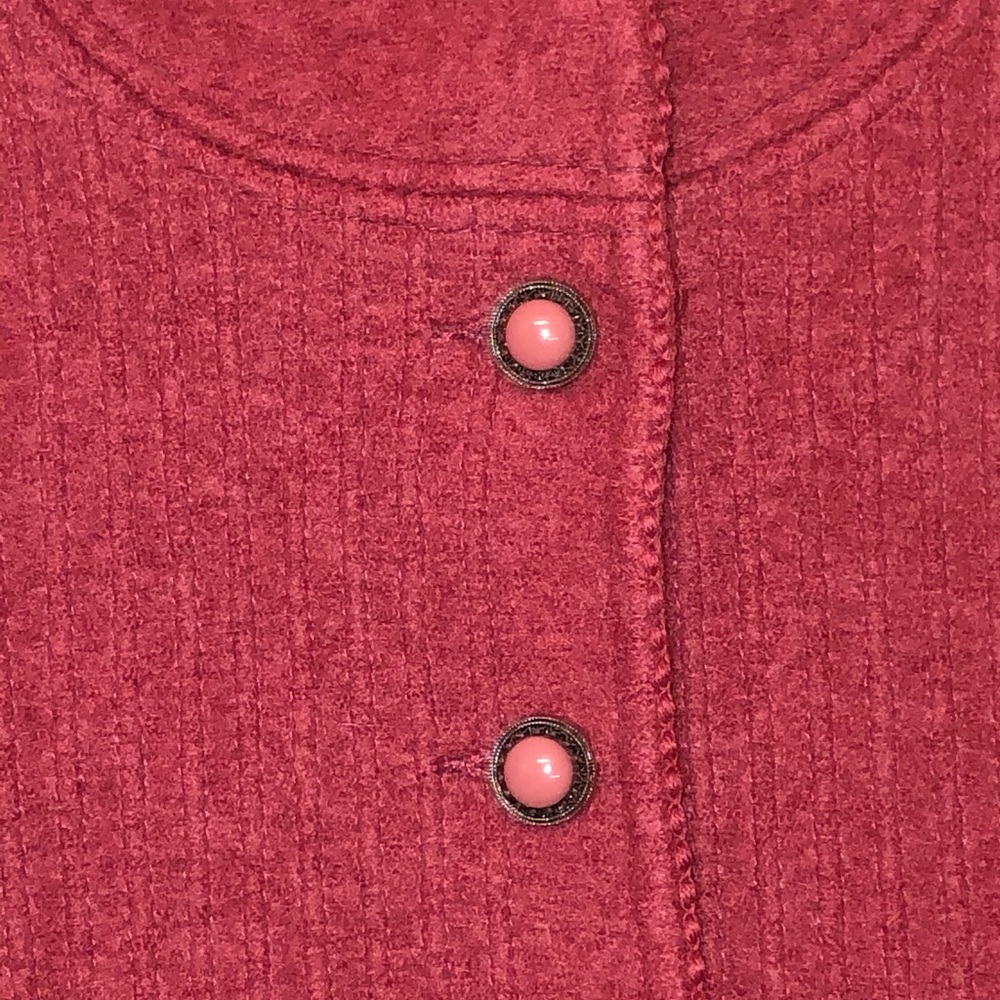 Lands’ End Wool Dress Jacket; Decorative Buttons